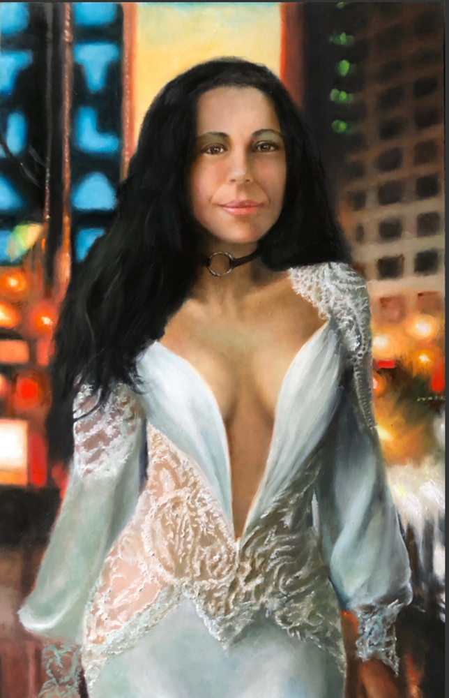 Anna - Oil on panel