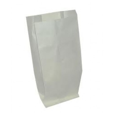 SACCHETTI KRAFT BIANCO - Sacchetto in carta kraft colore bianco gr.45, per alimenti, varie misure