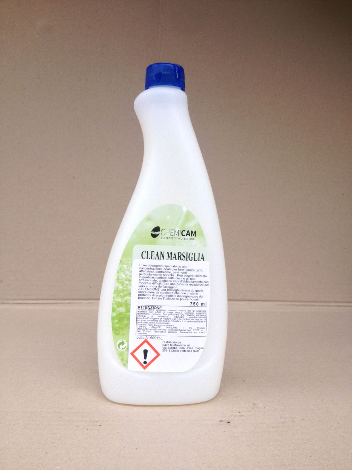 CLEAN MARSIGLIA  - Detergente concentrato per tutte le superfici