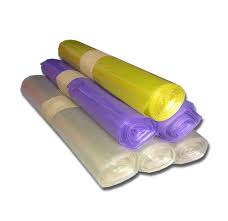SACCHI COLOR - Sacchi colorati per differenziata 70x110 colore giallo ,viola,trasparente.