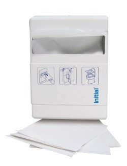 VELINE COPRI WC MINI RICAMBIO - Veline copri wc in carta, 10 cartucce da 20 pezzi.