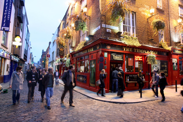 Le pub "The Temple Bar" à Dublin (Chris Jackson/Getty Images)
