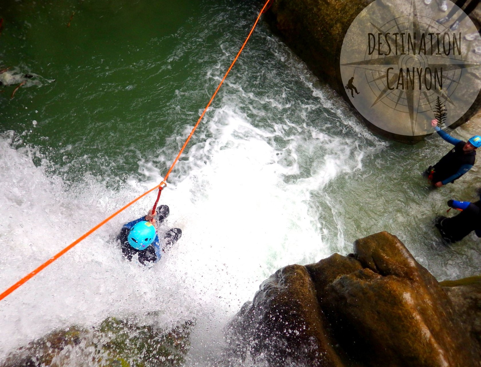 Tyrolienne canyon la Comane - Die