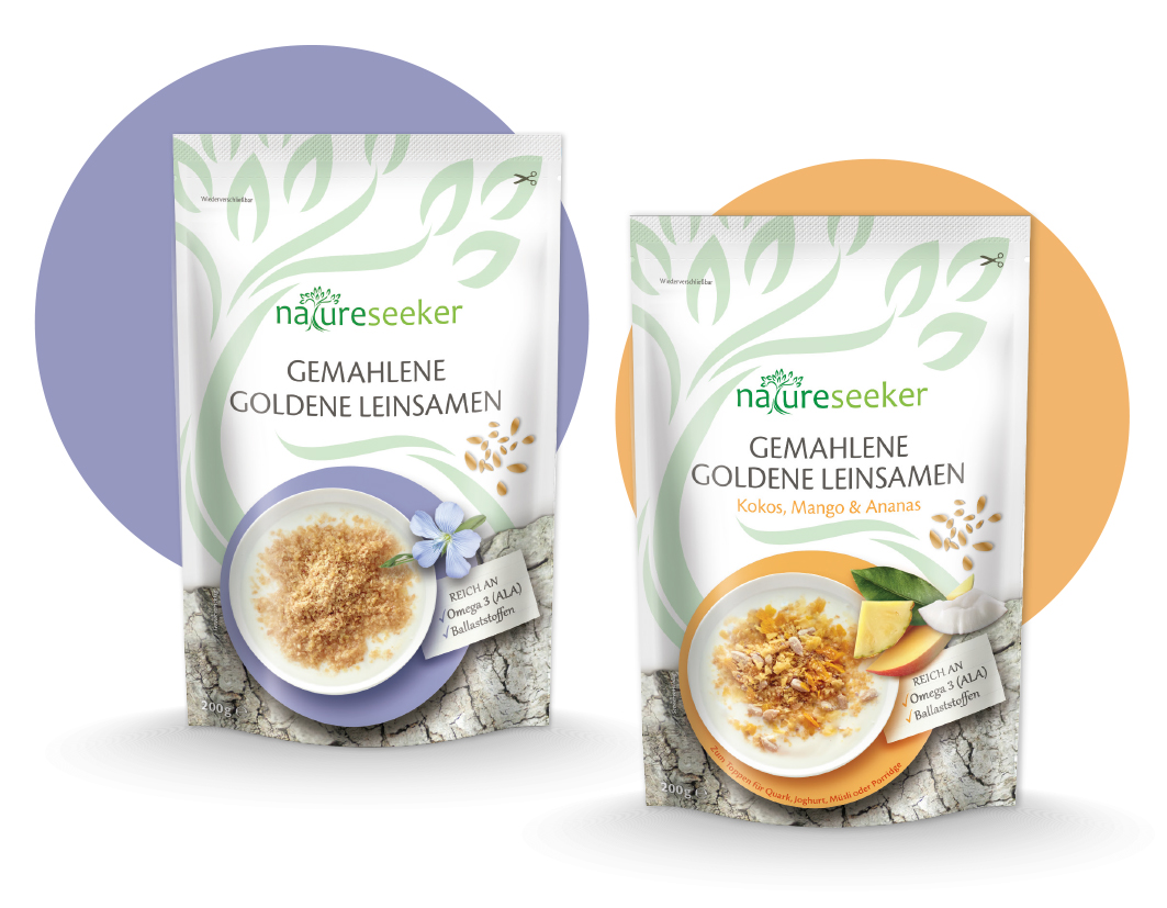 Superfood gemahlene Leinsamen