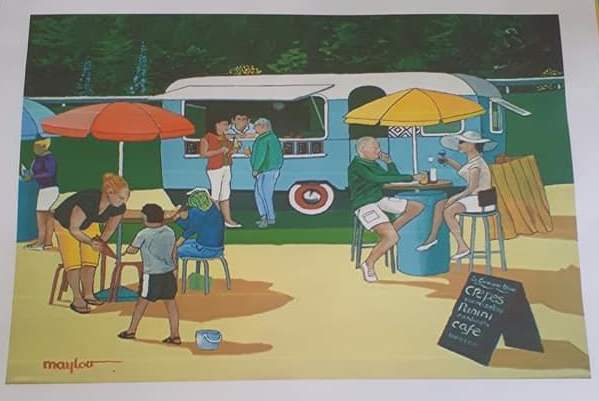 Crêperie la Caravane Bleue, Audierne, Cap Sizun