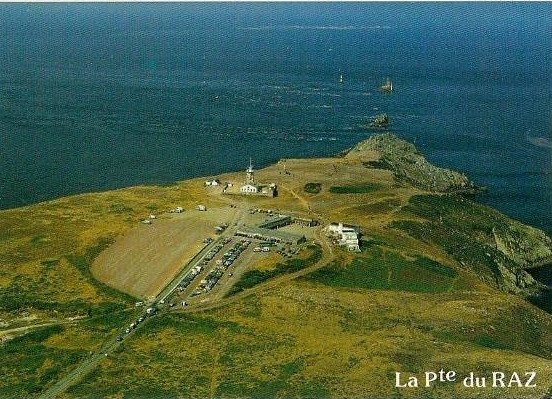 Alte Postkarte, Pointe du Raz, Bretagne