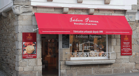 Kekse aus Pont-Aven, Keksfabrik Isidore Penven