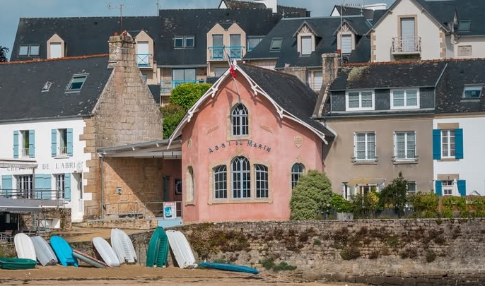 Der Abri du marin in Sainte-Marine, Riviera Bretonne, Süd-Finistère
