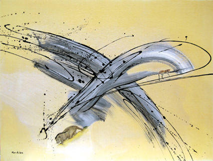 Karin Angerer | Safari | 80 x 60 cm | Acrylic on canvas | 2010 | b183