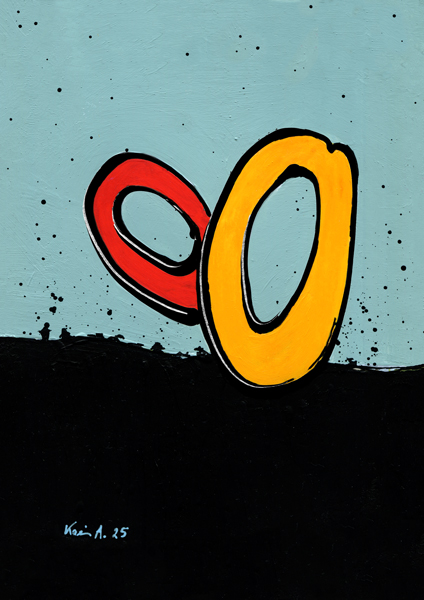 Karin Angerer | together we stand | Mixed Media (digital/analog) | 2025