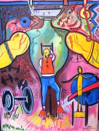 TO BE THE CHAMPION (60x80)