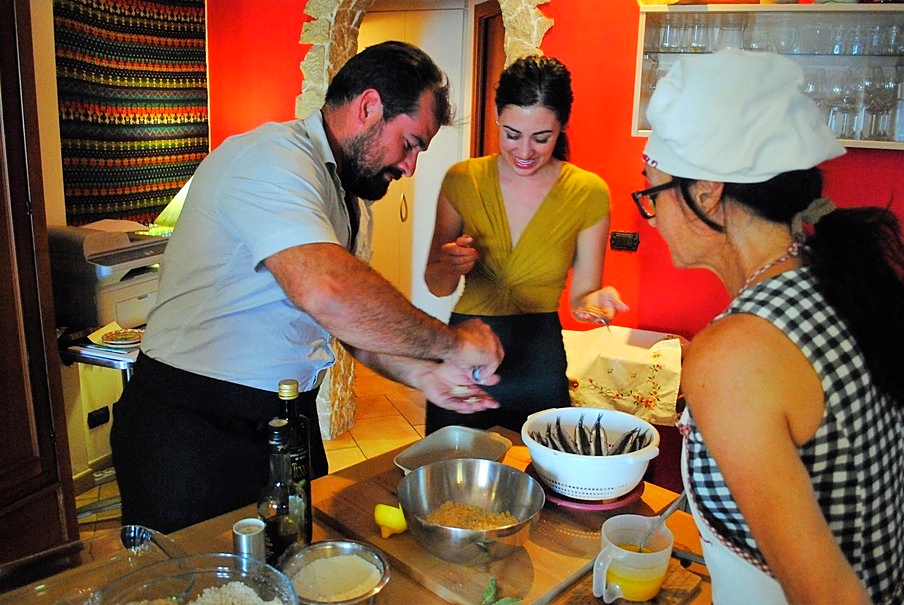 Private Sicilian Cooking Class in Taormina with Real Sicilian Family