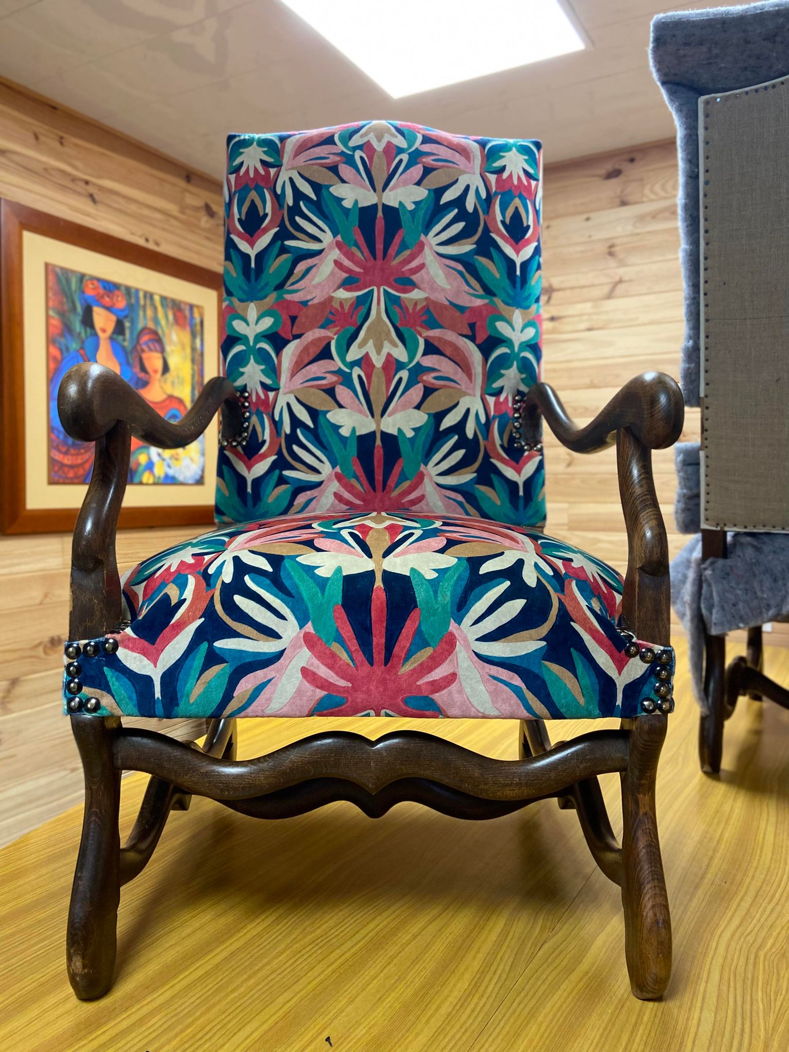Fauteuil style Louis XIII