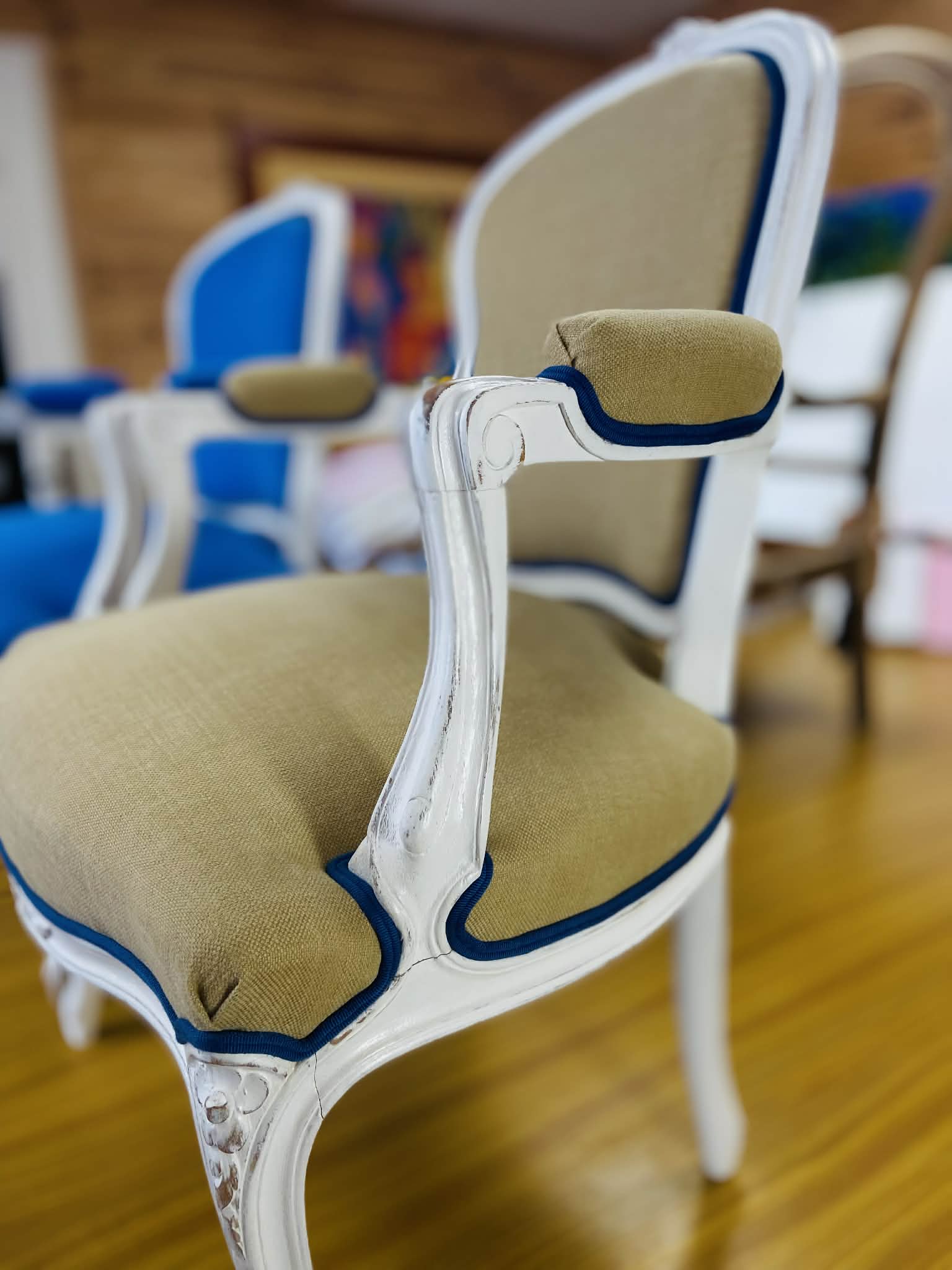 Fauteuils cabriolet tissu Linara