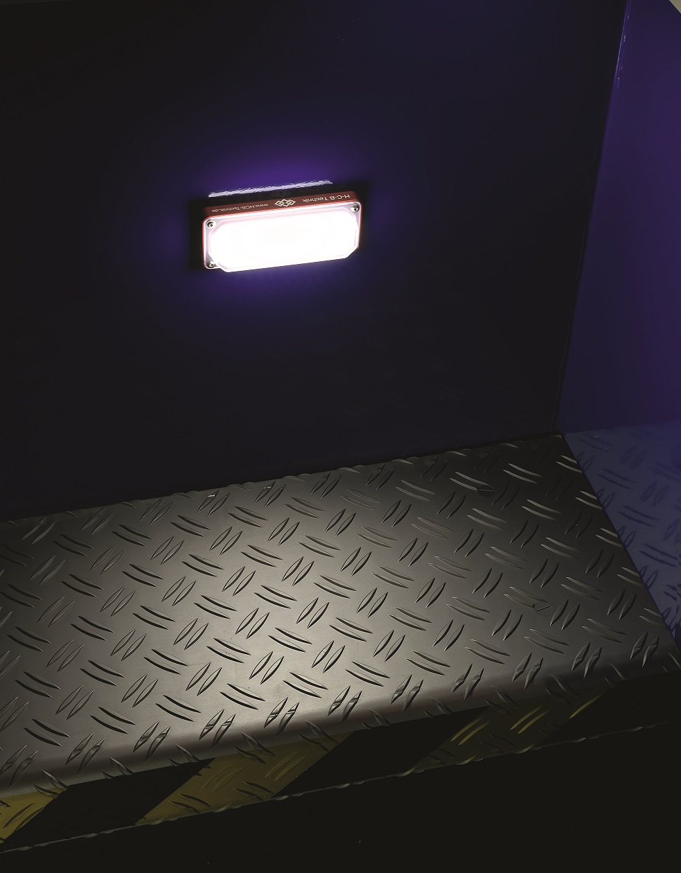 IP67/IP69 LED Anbauleuchte als Aufstiegsleuchte