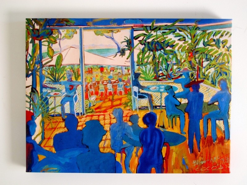 Blair McNamara 'Cocos Noosa' - Giclee Canvas Print limited edition - 38x48cm - sold $340 set of 3