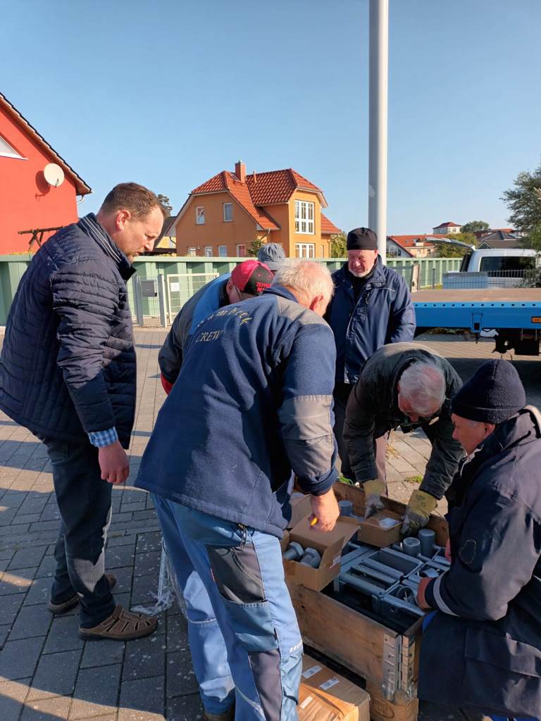 Gemeinschaftliche Inspektion des Zubehörs