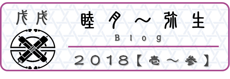 2018【睦月～弥生】園主のブログ 和×夢 nagomu farm