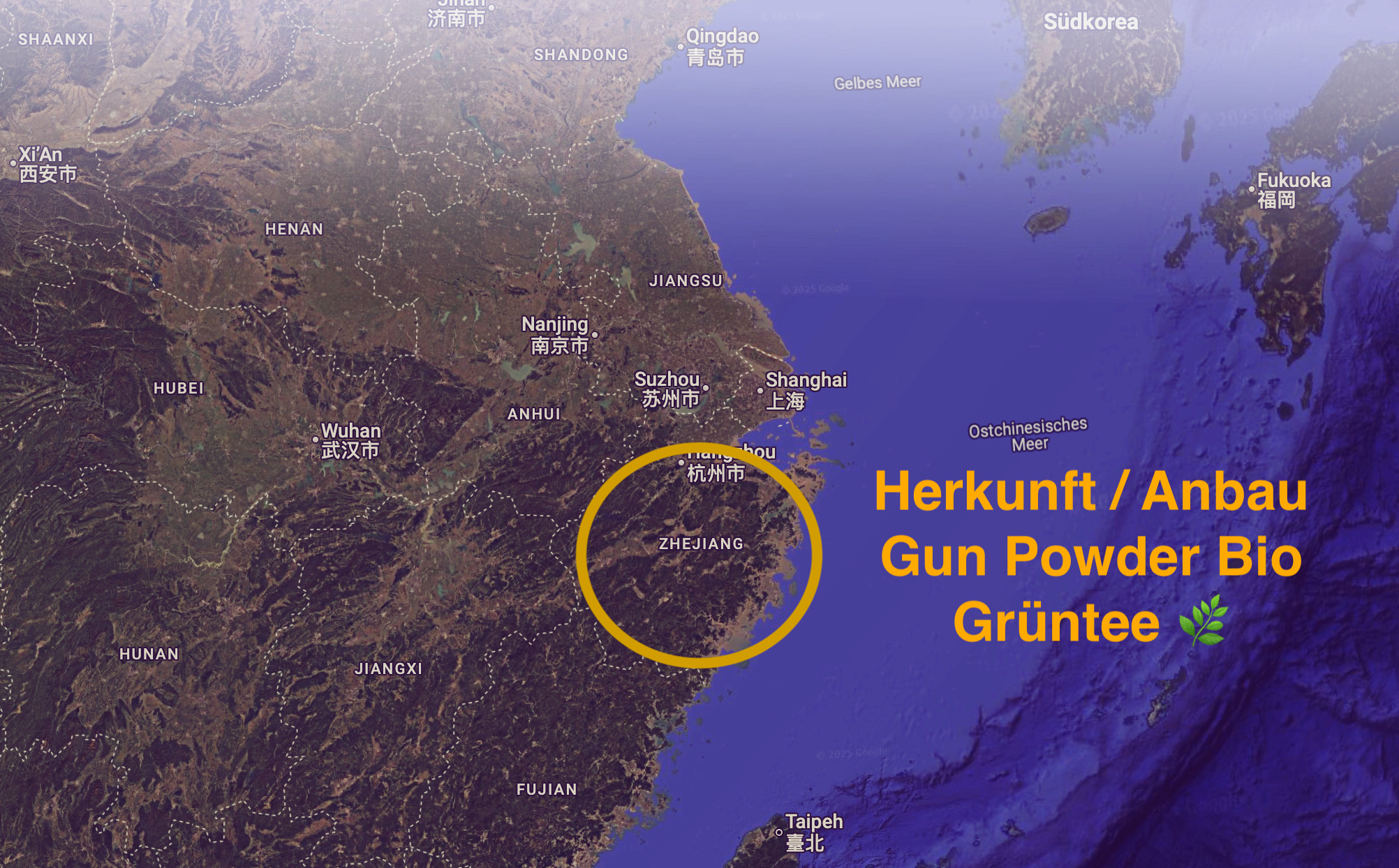 Anbau/Herkunft: Provinz Zhejiang (China)