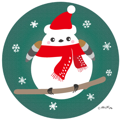 クリスマスのシマエナガ①