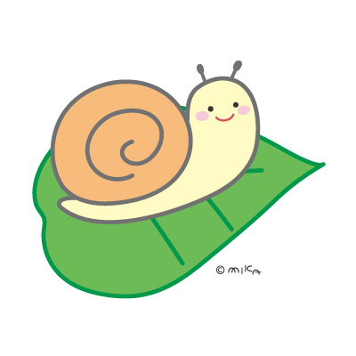 シンプルなカタツムリ②