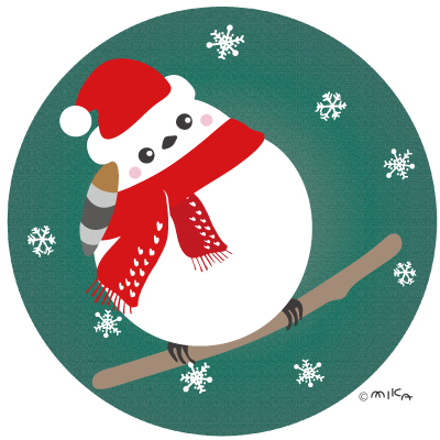 クリスマスのシマエナガ③