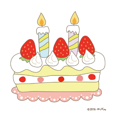 いちごのケーキ