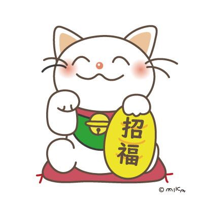 招き猫（小判）