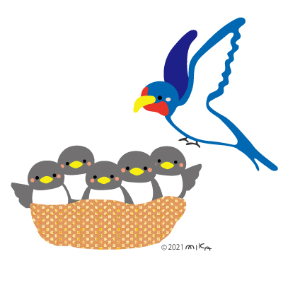 鳥のイラスト