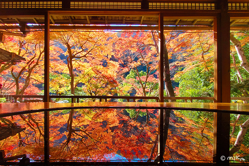 嵐山の紅葉（嵐山裕斎亭）
