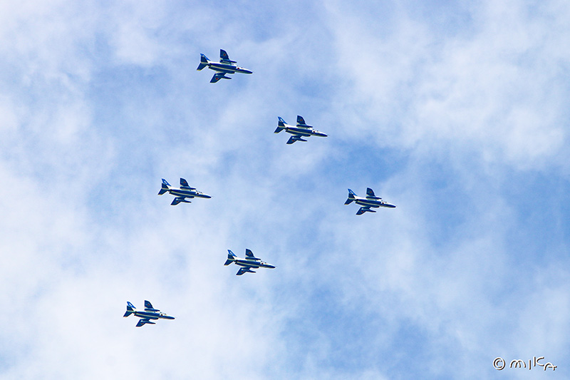ブルーインパルス上空③