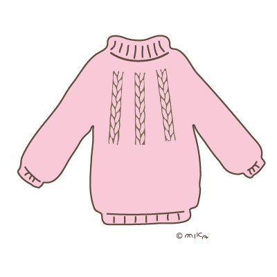 セーター（薄いピンク）