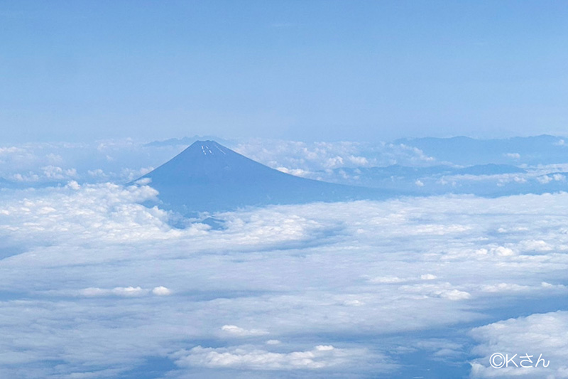 2025年夏至の頃の富士山（兵庫県Kさん／2025年6月19日撮影）