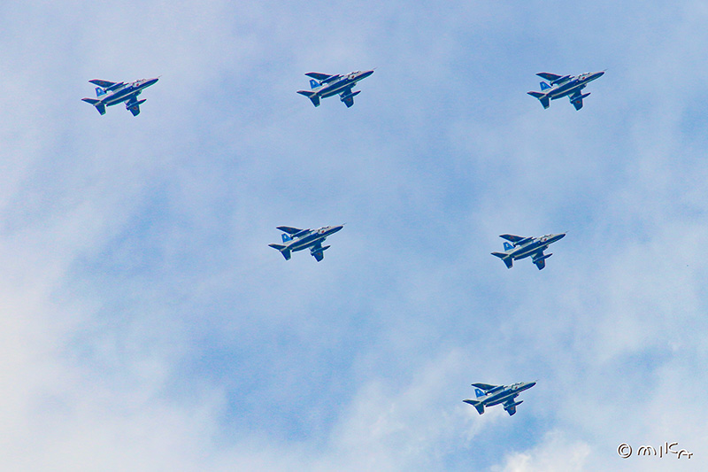 ブルーインパルス上空②