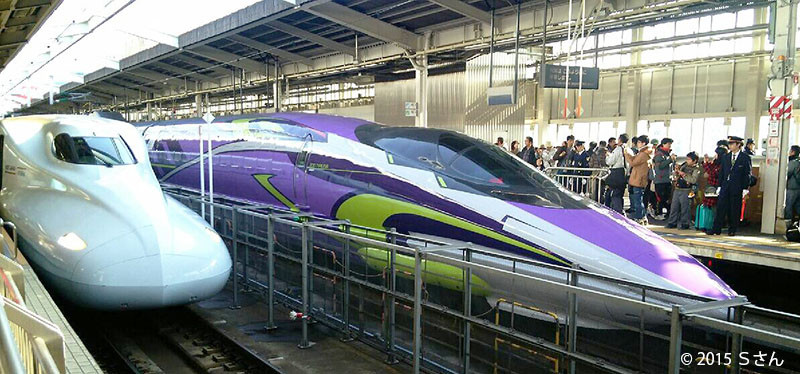 新世紀エヴァンゲリオン山陽新幹線「５００ ＴＹＰＥ ＥＶＡ」② 