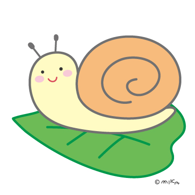 シンプルなカタツムリ①