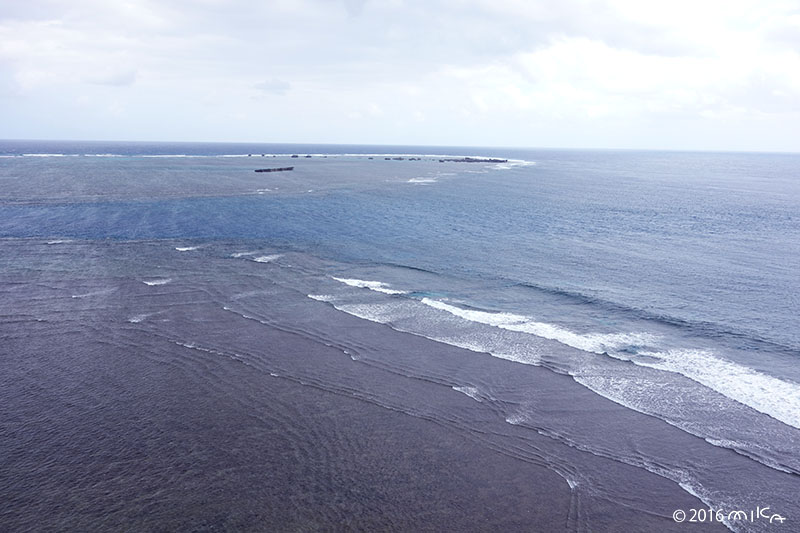 東平安名崎の高台より（宮古島）