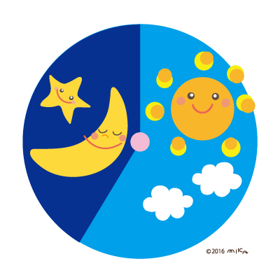 太陽 月 星 天気のイラスト Weather Illustration 工房momo