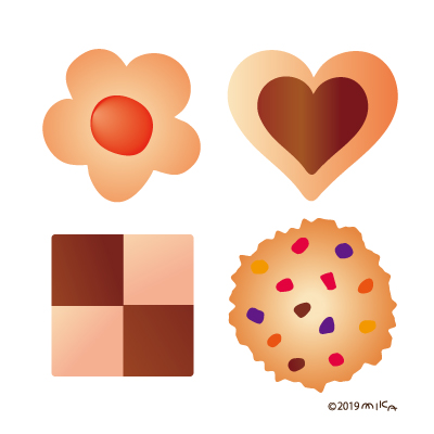 お菓子等のイラスト