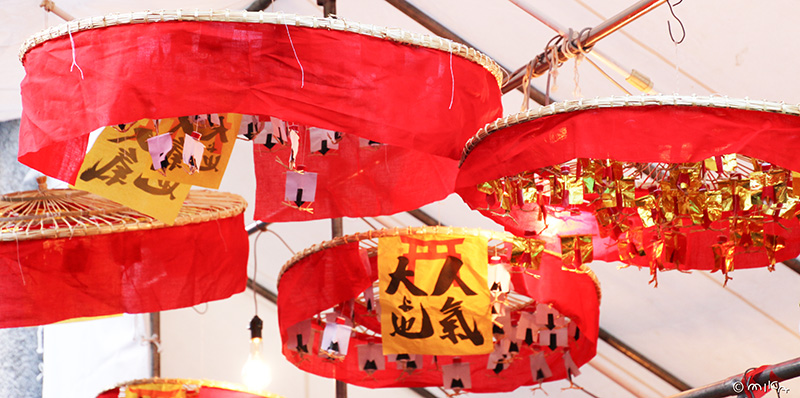人気傘②（京都ゑびす神社の十日えびす）