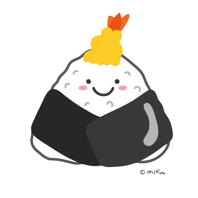 天むす（顔つき）