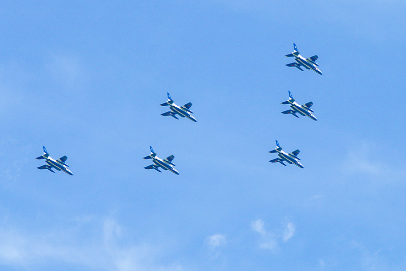 ブルーインパルス上空④