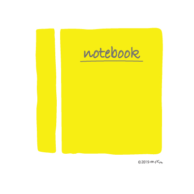 ノート（黄色）
