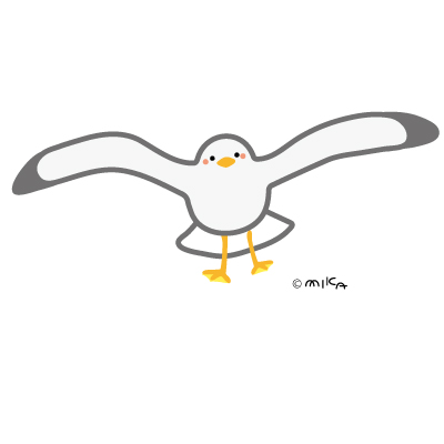 かもめ（飛んでいる）