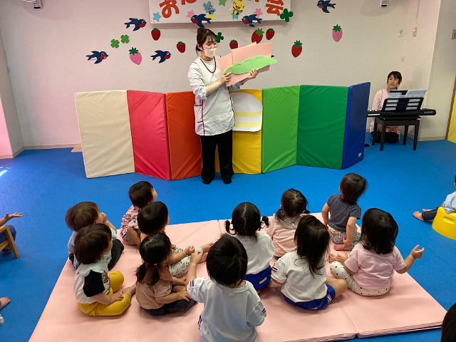 エンドウ豆が大きくなったね