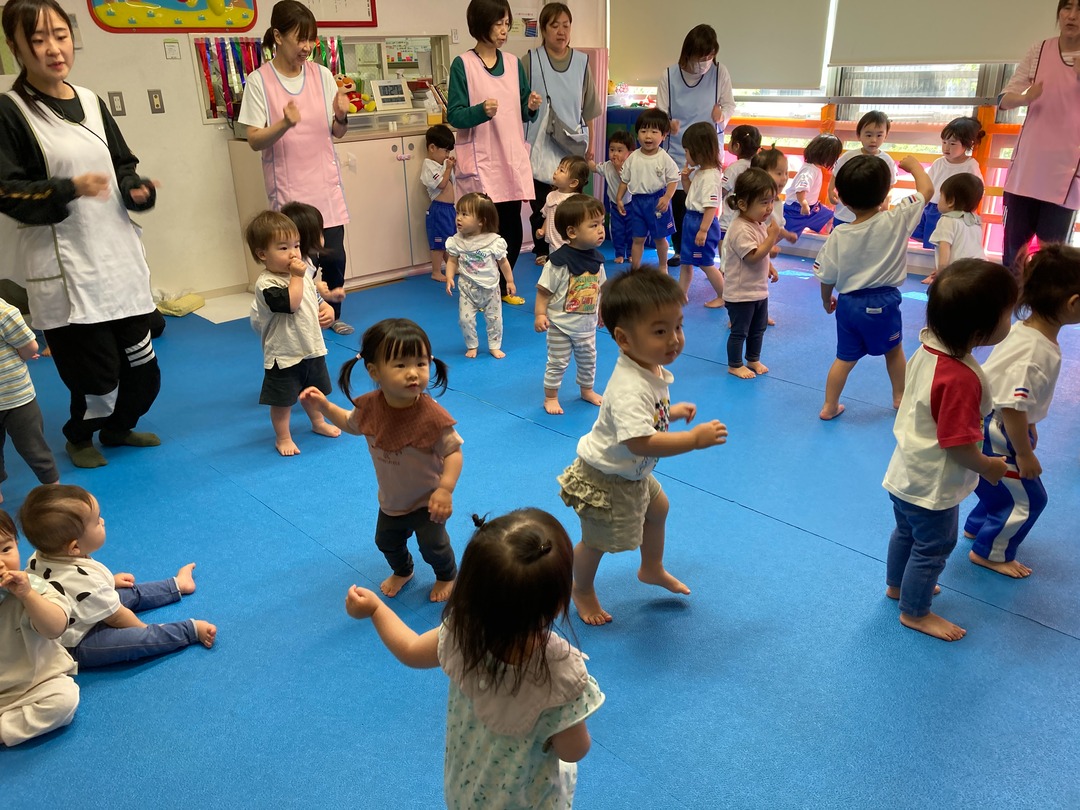最後は、サンサン体操で盛りあがろう！