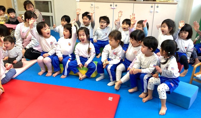 元気にお返事できました