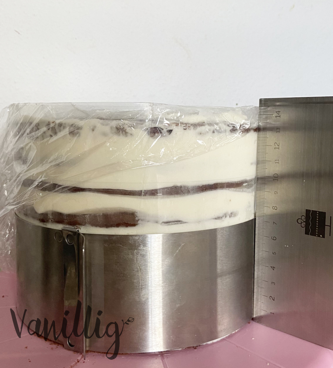 Russische Schoko Honigtorte mit Pflaumenmarmelade
