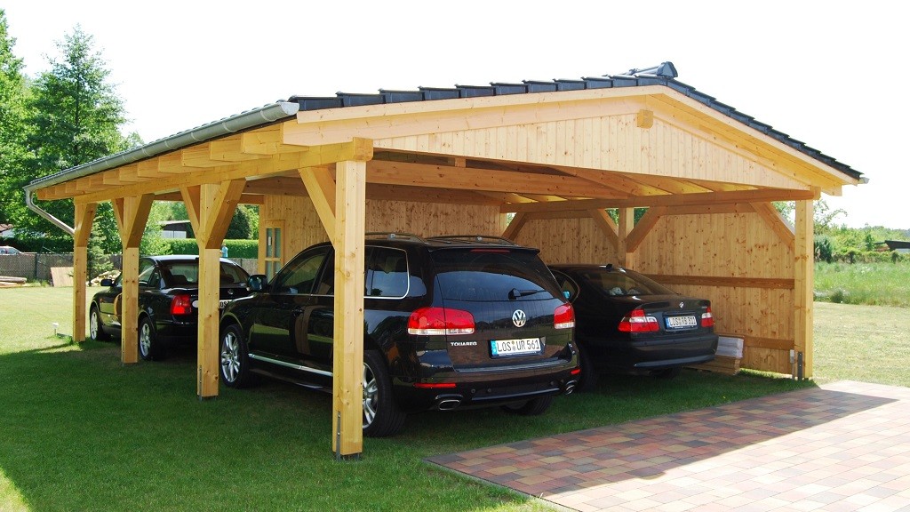 10. Spitzdach Carport Galerie