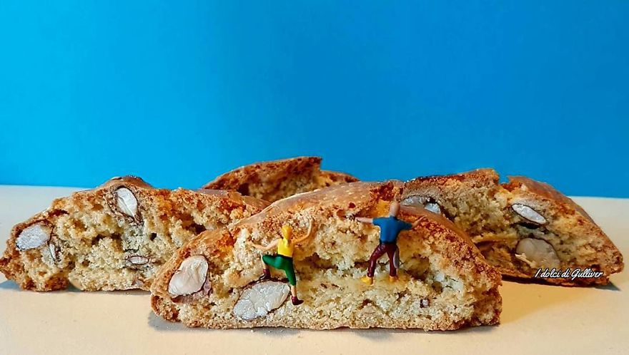 Pastelero italiano construcciones miniatura